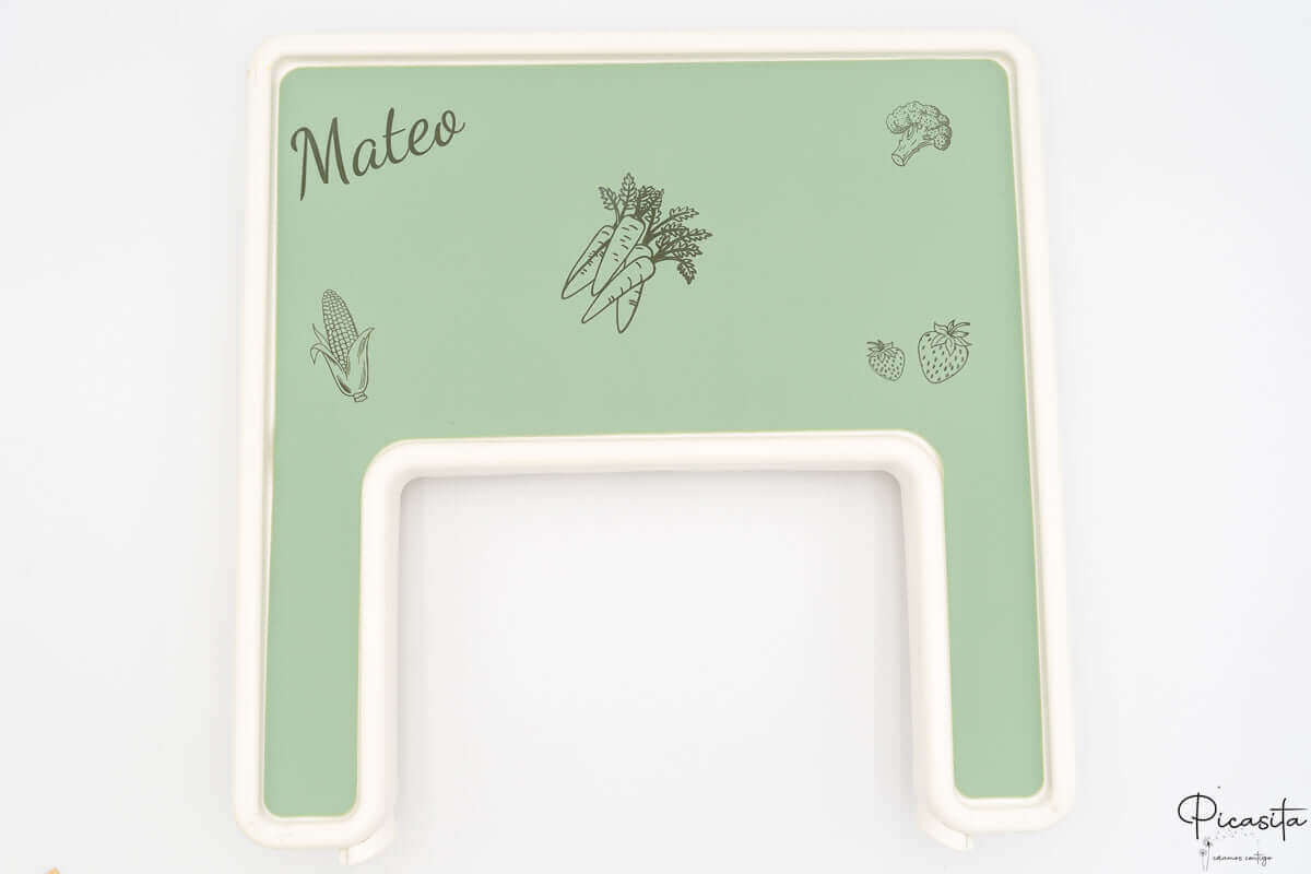 Mantel de Silicona Personalizado para Trona IKEA Antilop