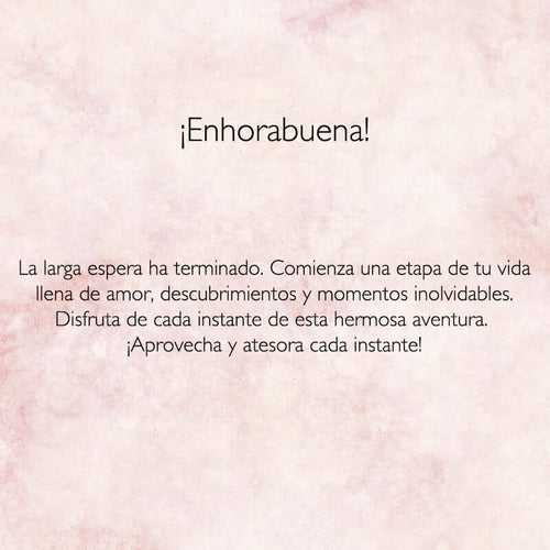 Añadir Felicitación y Envolver en Film Transparente Rosa