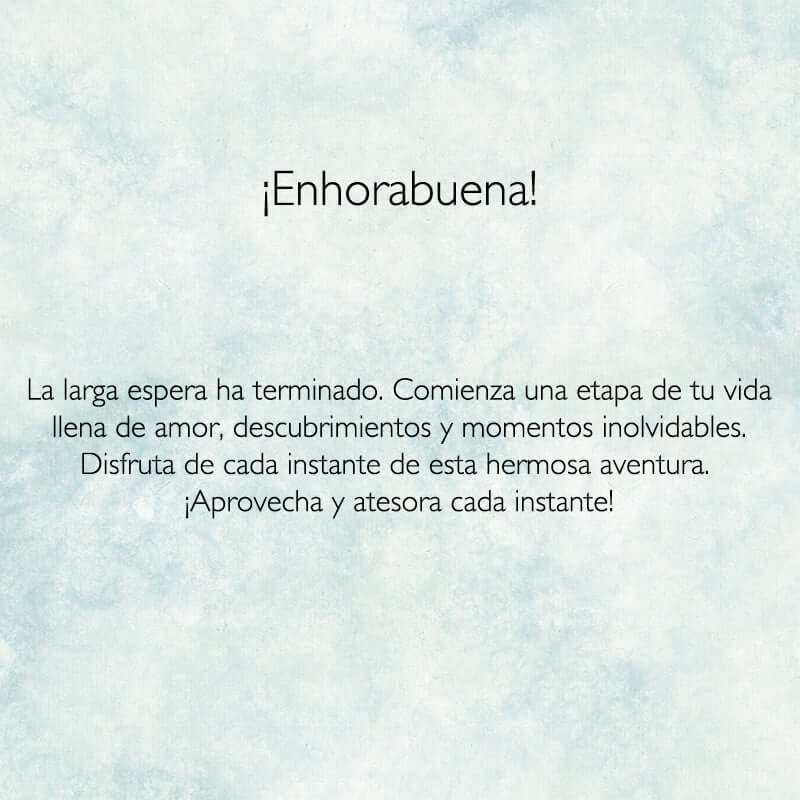 Añadir Felicitación y Envolver en Film Transparente Azul
