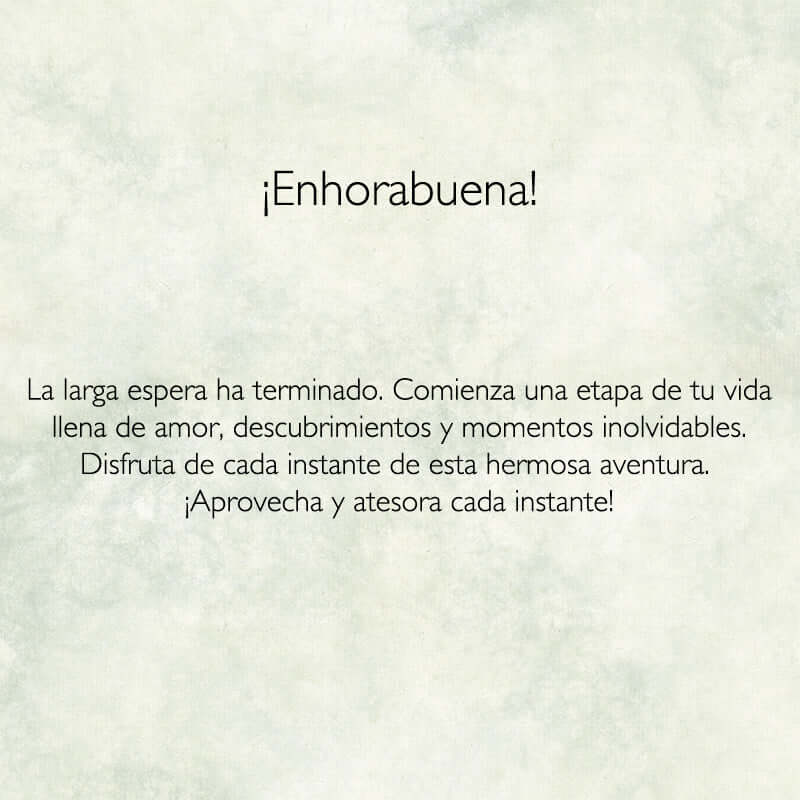 Añadir Felicitación y Envolver en Film Transparente Verde