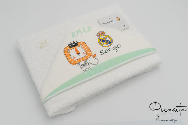 Capa de Banho para Bebé do Real Madrid