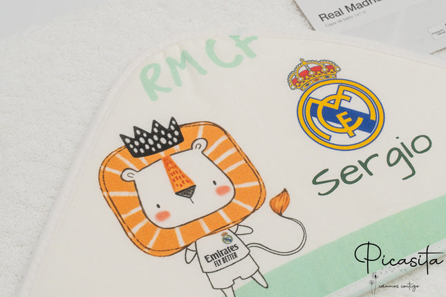 Capa de Banho para Bebé do Real Madrid