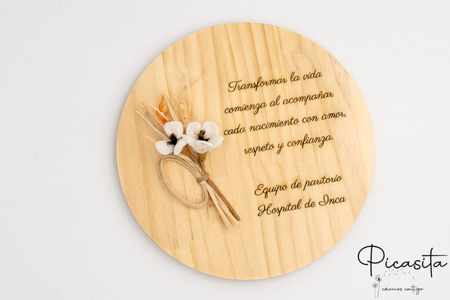 Placa de Madeira Personalizada | Casamento | Lembrança