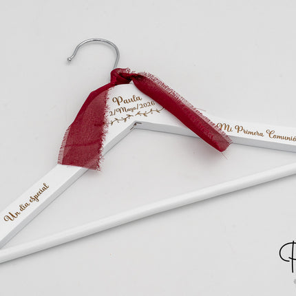 Cabide Personalizado Infantil para Comunhão