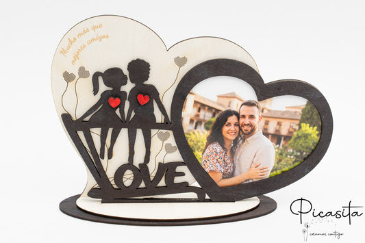 Moldura de Fotografias de São Valentim