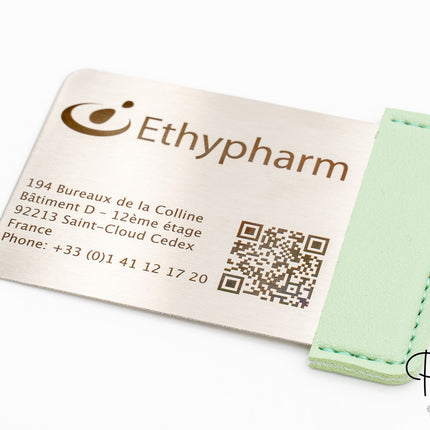 Espelho Retangular de Aço e Couro PU