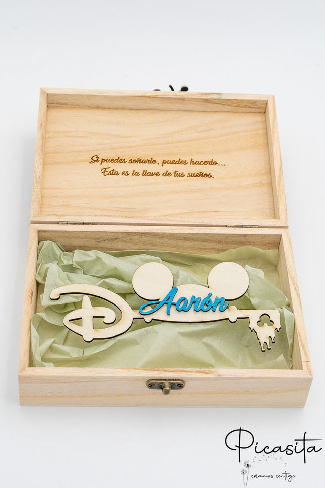 Caixa de Presente para Chaves Disneyland Paris
