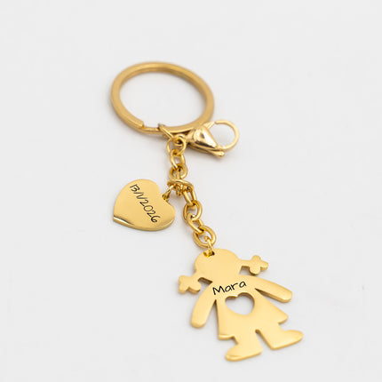 Chaveiro personalizado de Menina