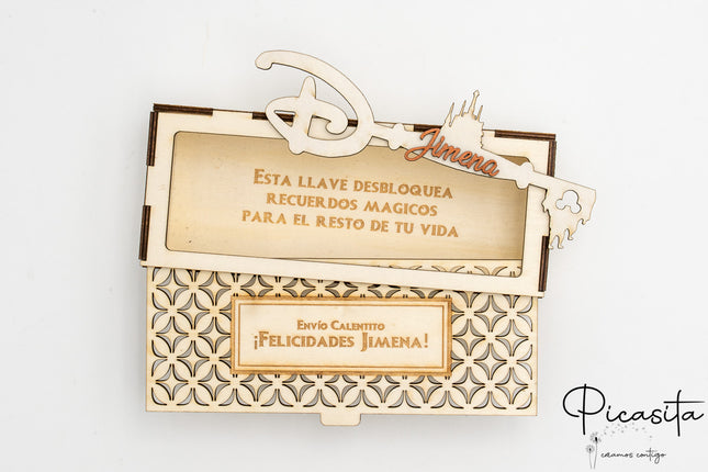 Caixa de Presente para Chaves Disneyland Paris