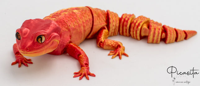 Gecko Impresso em 3D