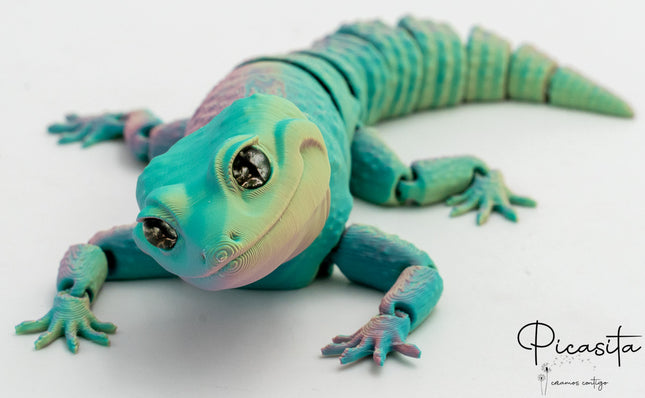 Gecko Impresso em 3D