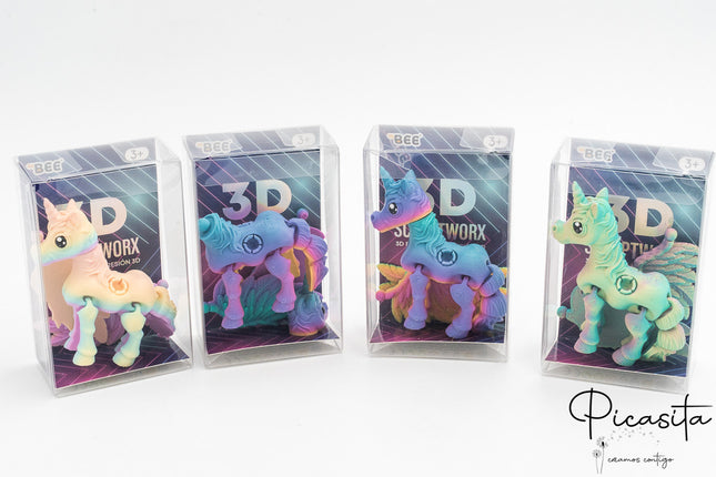 Unicórnio Impresso em 3D
