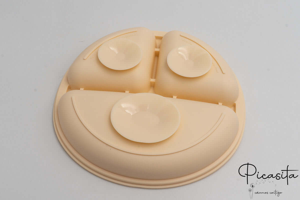 Prato de Silicone com Ventosas