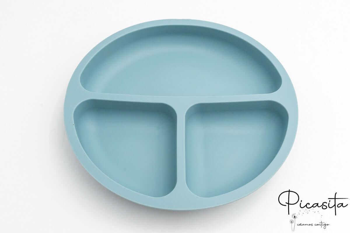 Prato de Silicone com Ventosas