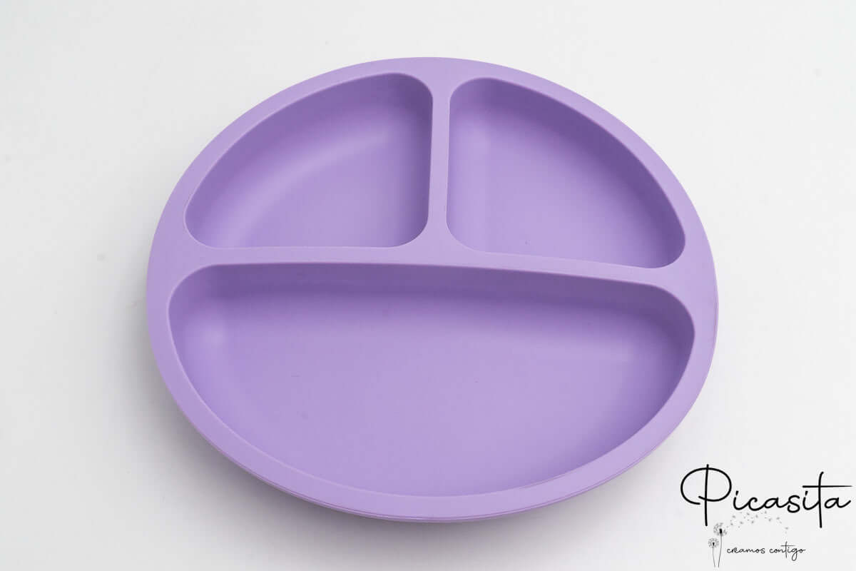 Prato de Silicone com Ventosas