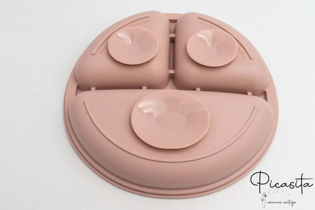 Prato de Silicone com Ventosas