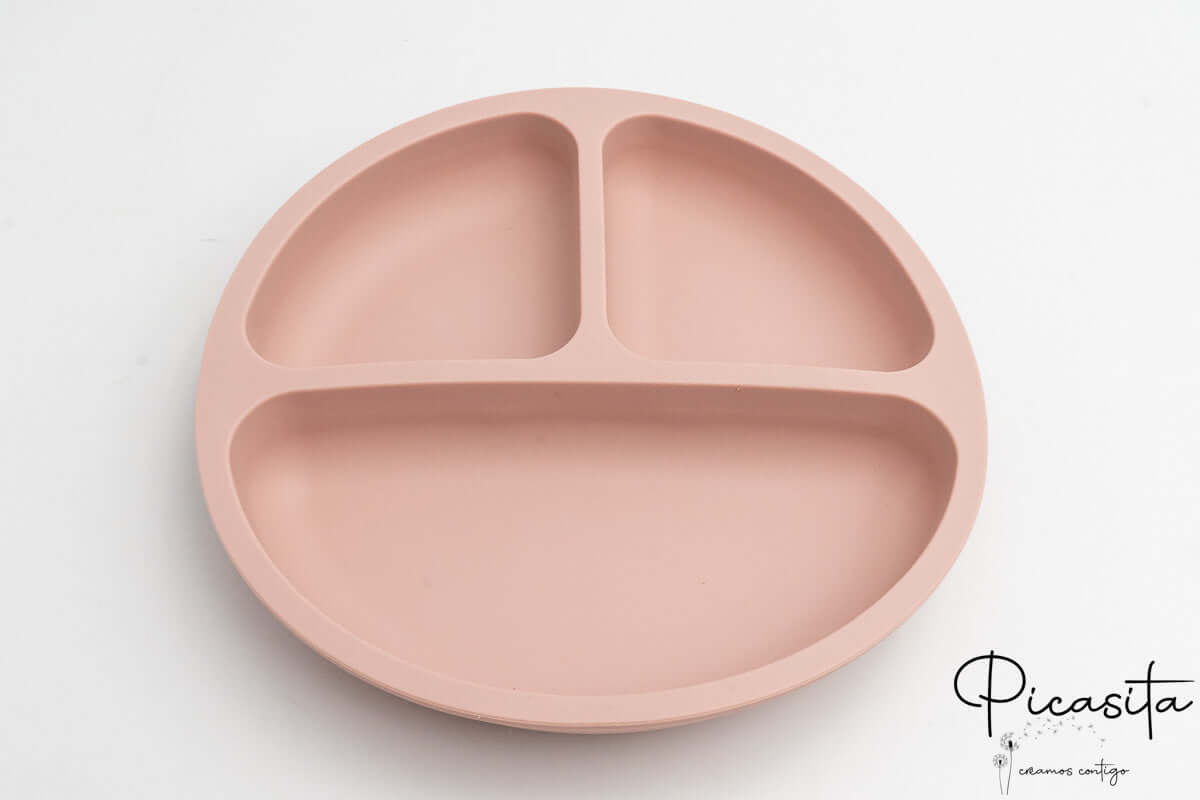 Prato de Silicone com Ventosas
