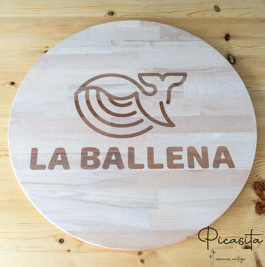 Tabuleiro Redondo Personalizado