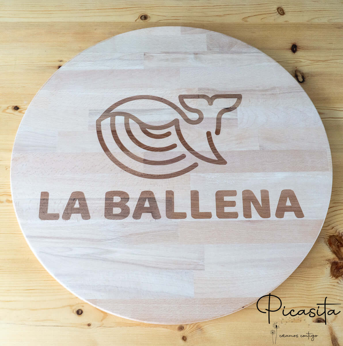 Tabuleiro Redondo Personalizado
