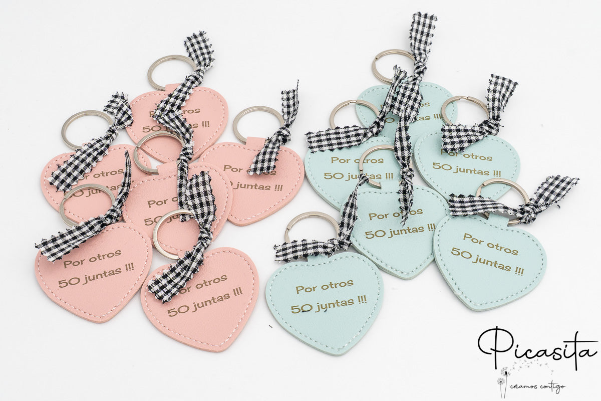 Porta-chaves Coração Personalizado