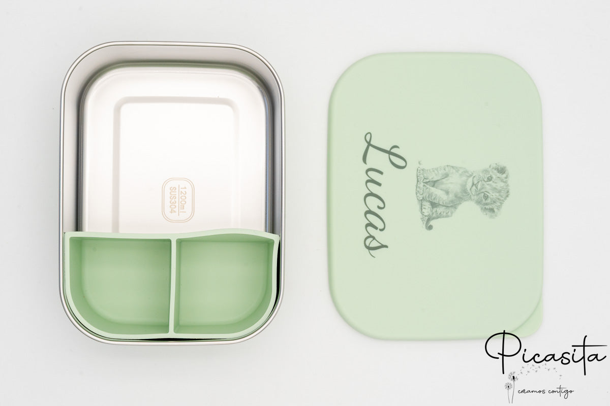 Tuppers de Silicone e Aço Inoxidável XL