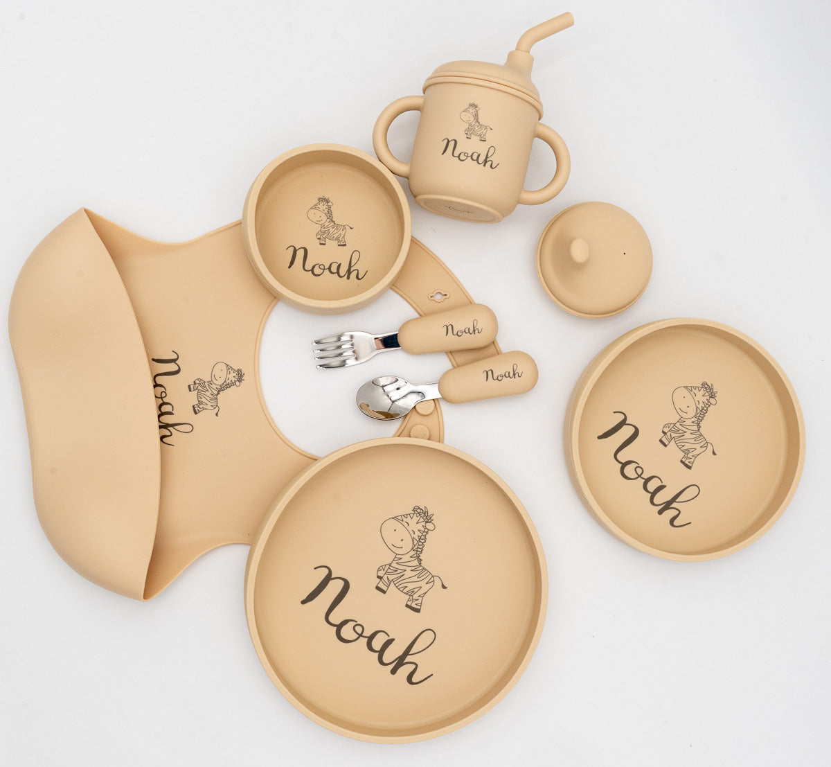 Conjunto de Loiça Personalizado para Bebé 7 Peças