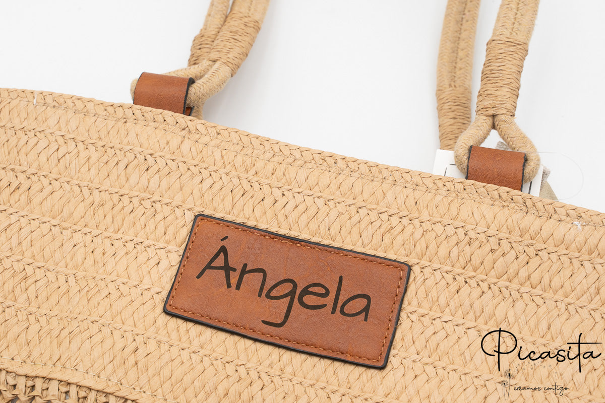 Saco de ráfia personalizado