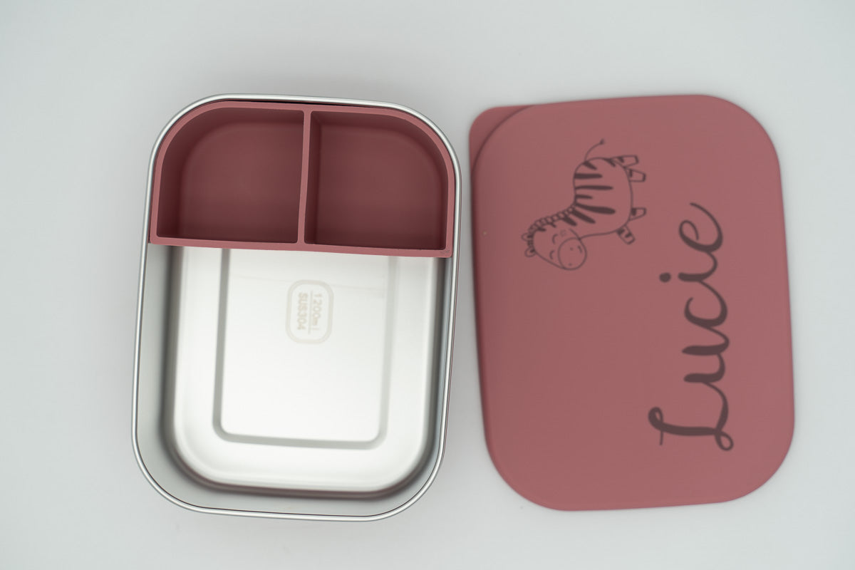 Tuppers de Silicone e Aço Inoxidável XL
