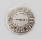 Moedas de casamento galegas com a Torre de Hércules, conchas de vieira e nós celtas tradicionais.