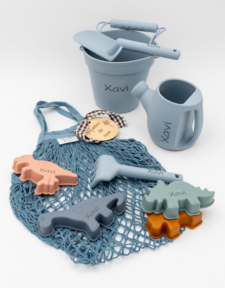 Kit de Cubos de Praia e Animais de silicone personalizados