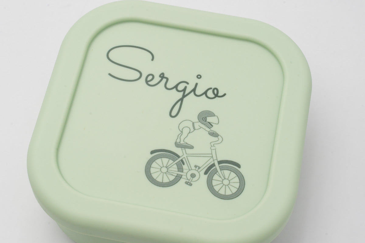 Tupper de Silicone Personalizado (Médio - Quadrado)