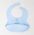 Babete de silicone com bolso largo