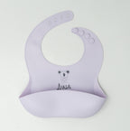 Babete de silicone com bolso largo