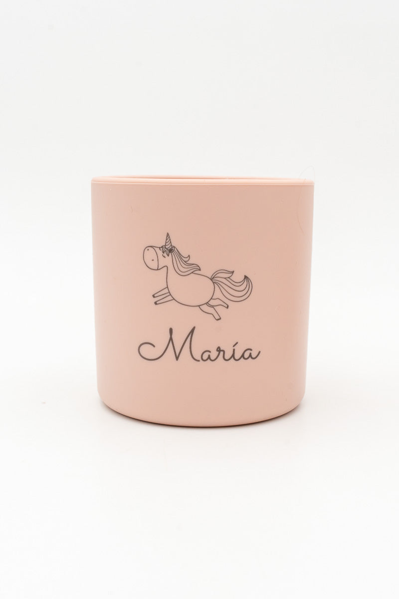 Copo infantil de silicone personalizado