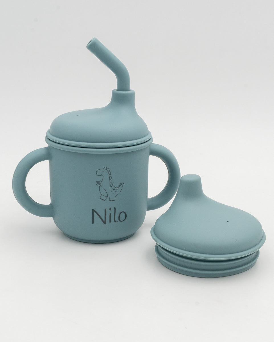 Copo infantil de silicone 3 em 1