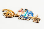 Chave Disney personalizada com nome e personagens de Aladdin
