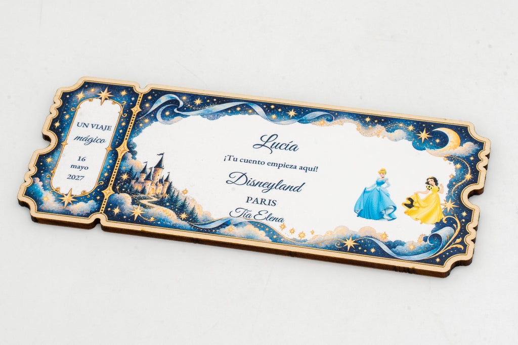 Convite Disneyland personalizado para surpreender