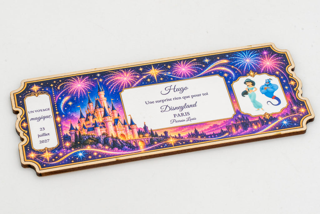 Convite Disneyland personalizado para surpreender