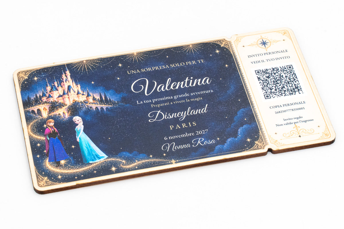 Convite Disneyland personalizado para surpreender