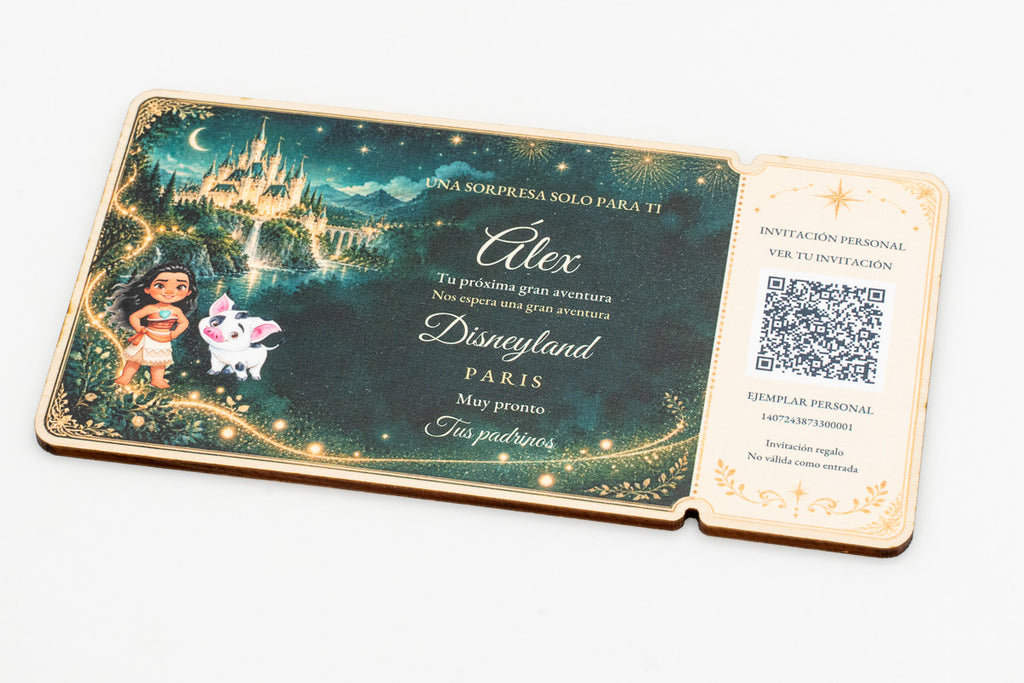 Convite Disneyland personalizado para surpreender