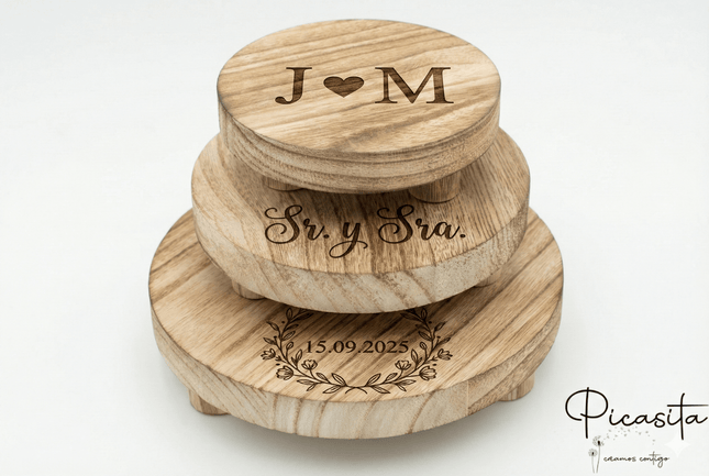 Suportes de Mesa de Casamento (Pack de 3)