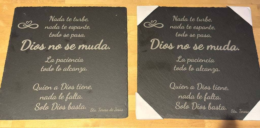 Prato de Ardósia Personalizado
