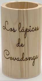 Porta-lápis de Madeira Personalizado