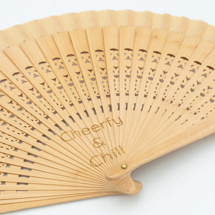 Abanico de Madera Personalizado