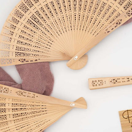 Abanico de Madera Personalizado