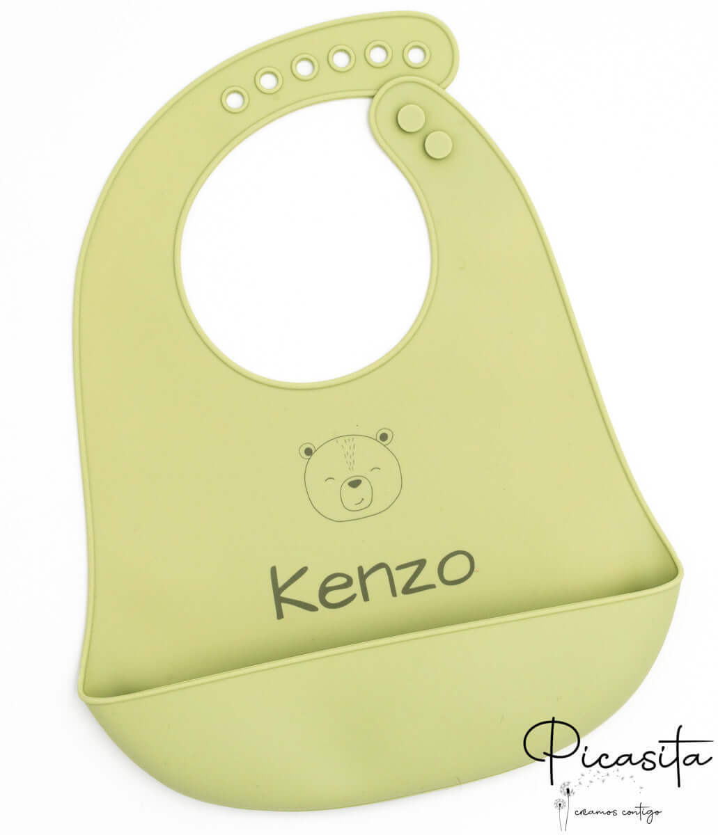 Babero de Silicona Personalizado