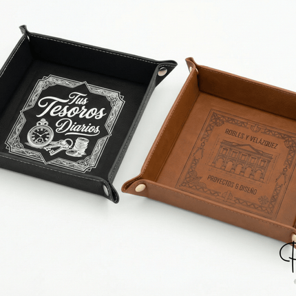 Bandeja Vaciabolsillos de Cuero