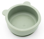 Taça de silicone em forma de ursinho, cor verde