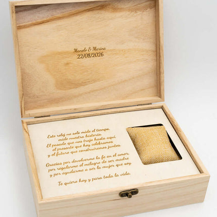 Caja de Regalo de Reloj para el Novio