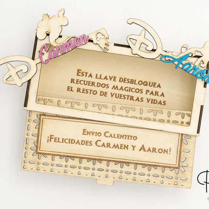 Caja Regalo para Llaves Disneyland Paris